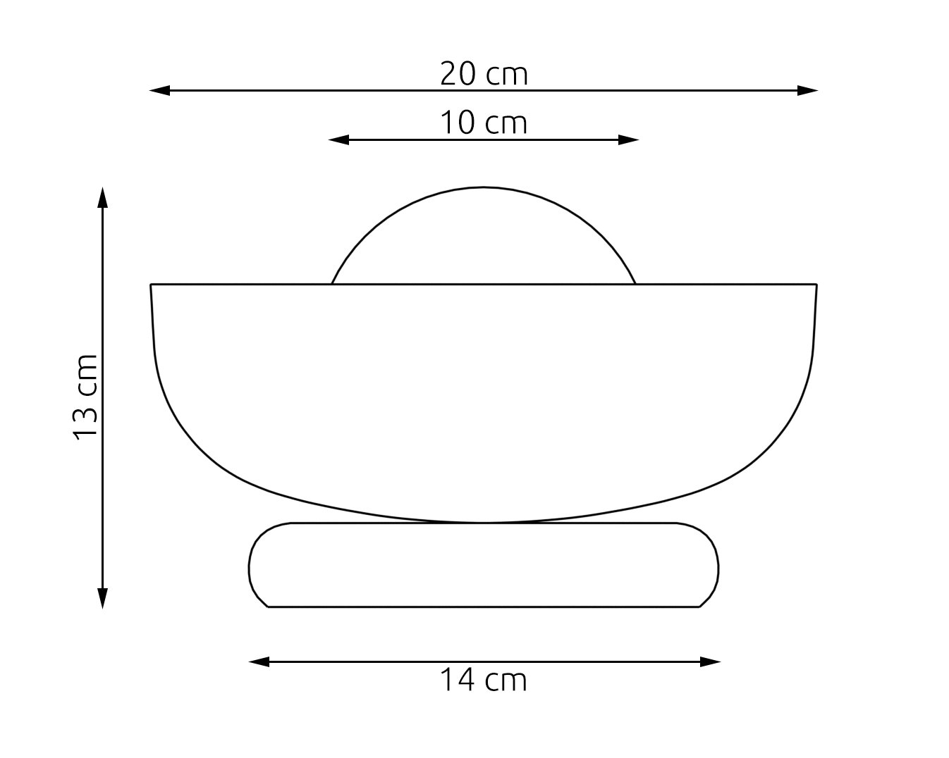 Tafellamp Skeekona Wit Ø10 cm - Afbeelding 5