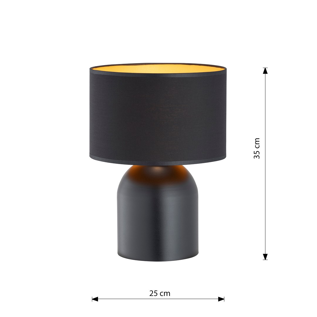 Tafellamp Gaultora Zwart Ø25 cm - Afbeelding 5