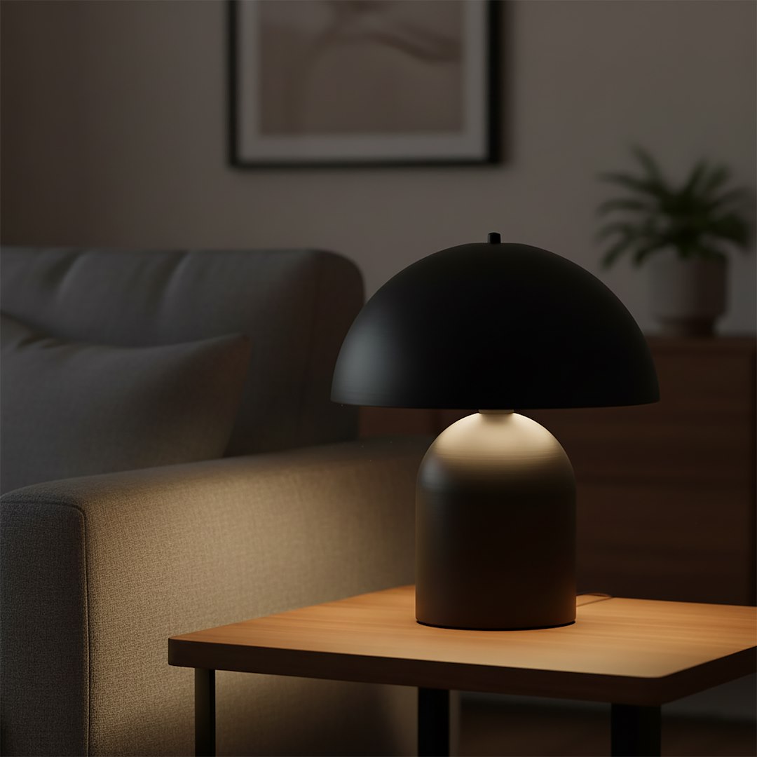 Tafellamp Vutas Zwart Ø30 cm - Afbeelding 5