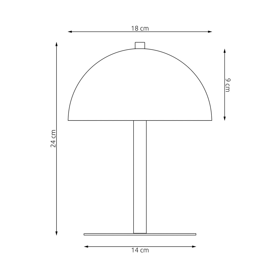 Tafellamp Keirnu Wit Ø18 cm - Afbeelding 7