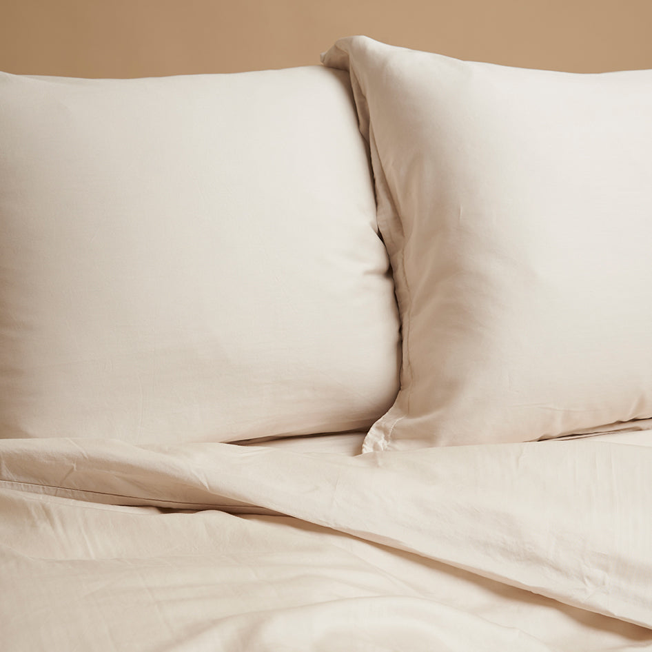 Kussenhoes Menaam Beige 80x80 cm - Afbeelding 2