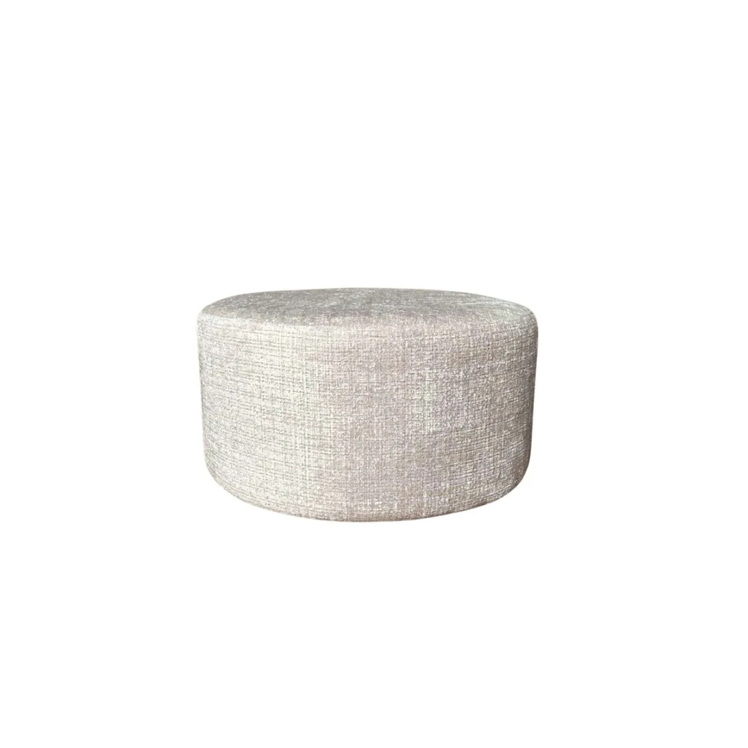 Poef Traalvos Beige - Afbeelding 3