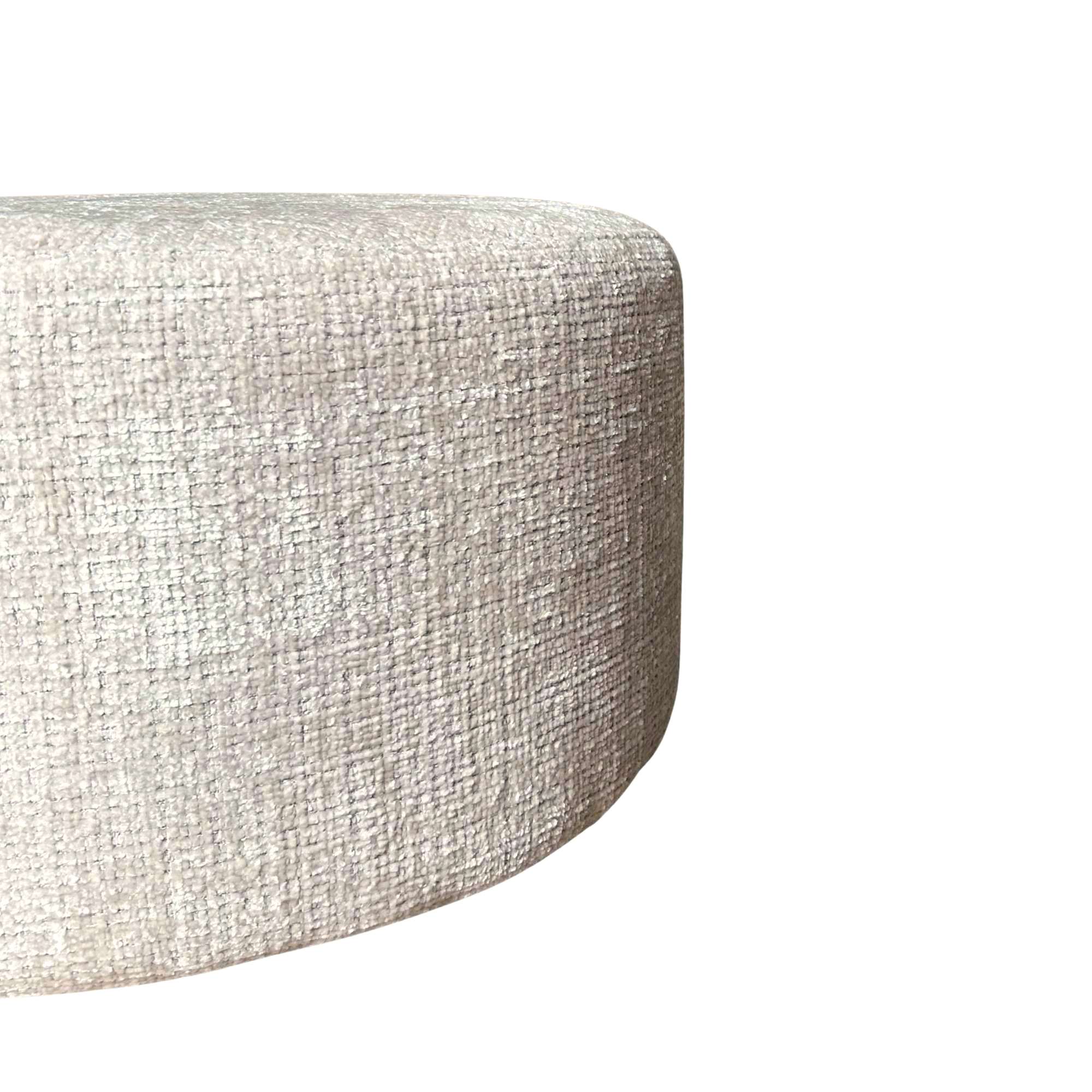 Poef Traalvos Beige - Afbeelding 5