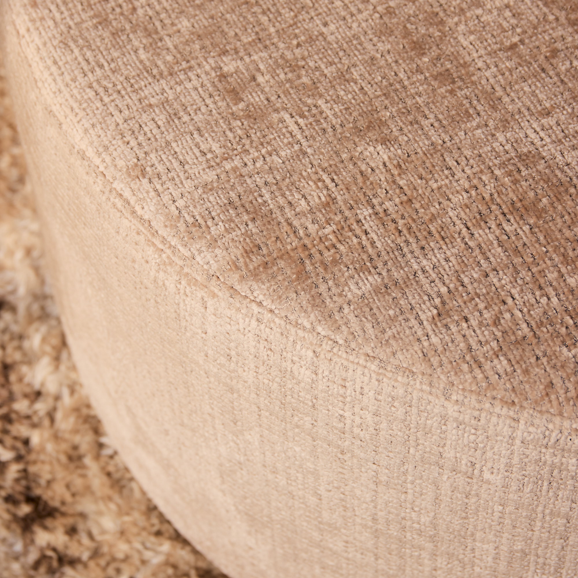 Poef Mirnan Taupe - Afbeelding 2