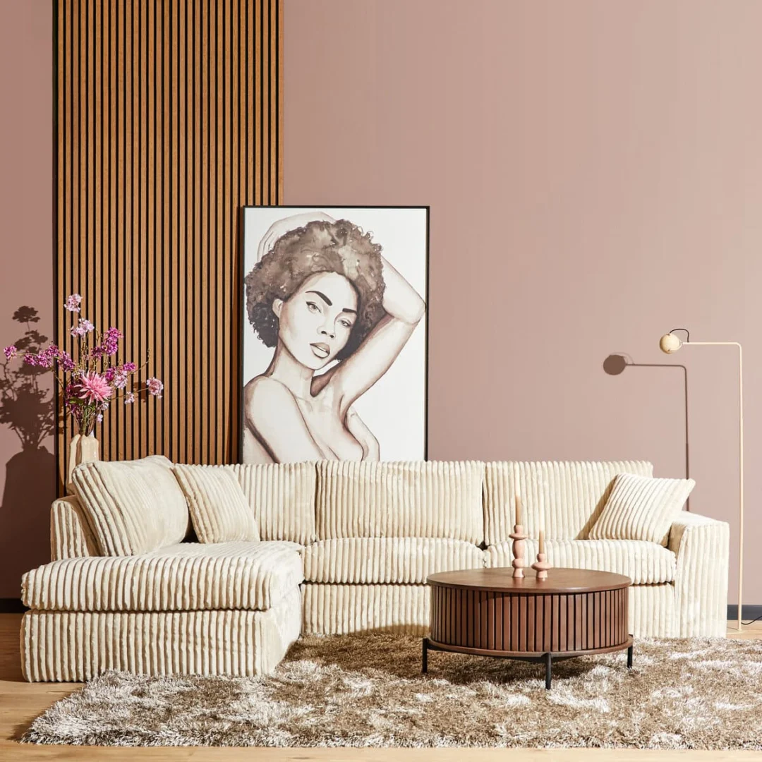 Bank Treidar Teddy Beige - Afbeelding 2