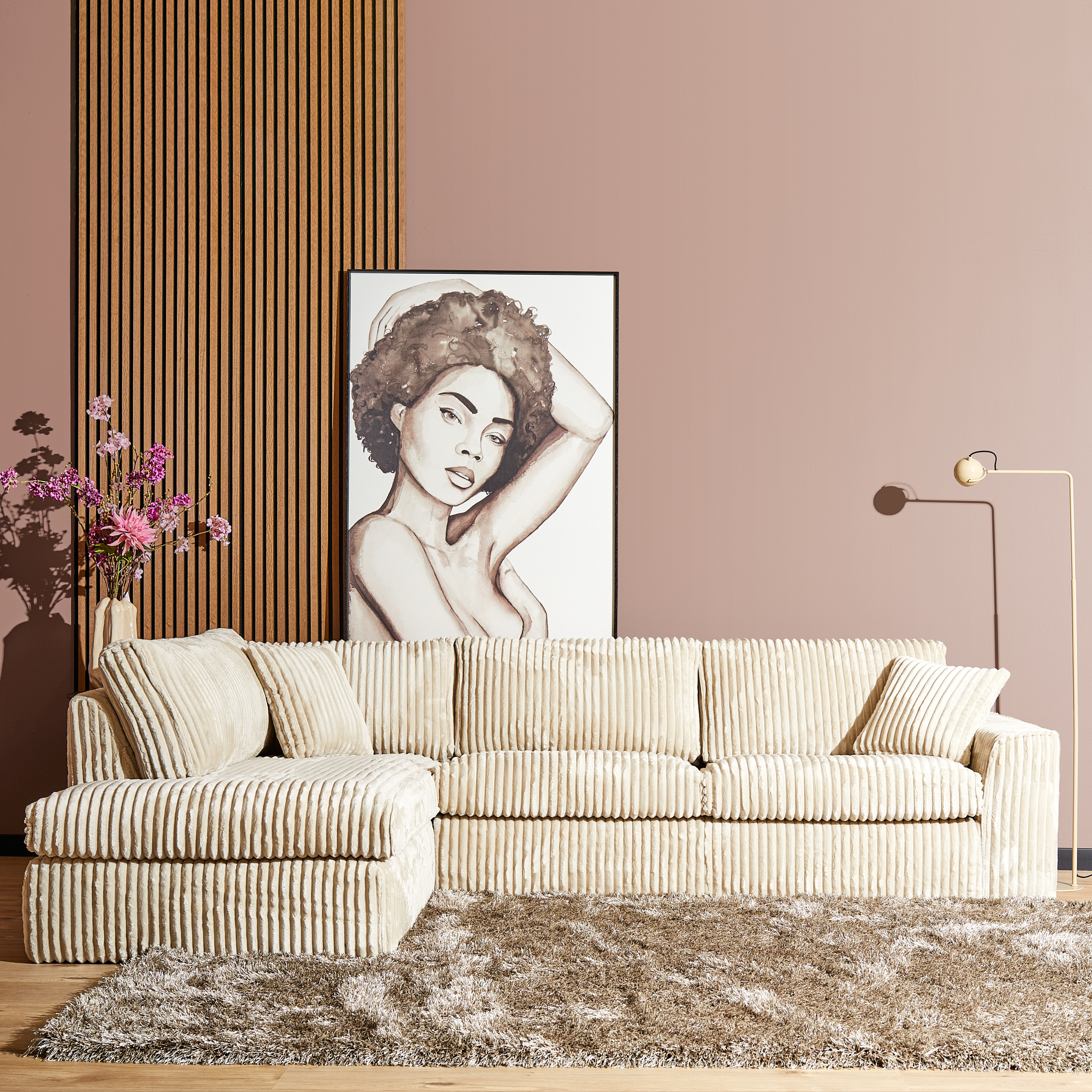 Bank Treidar Teddy Beige - Afbeelding 3