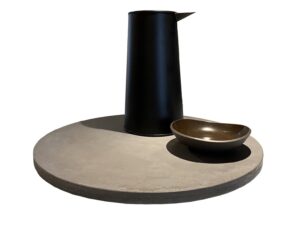 Vaas Noossund Beton Grijs Ø60 cm