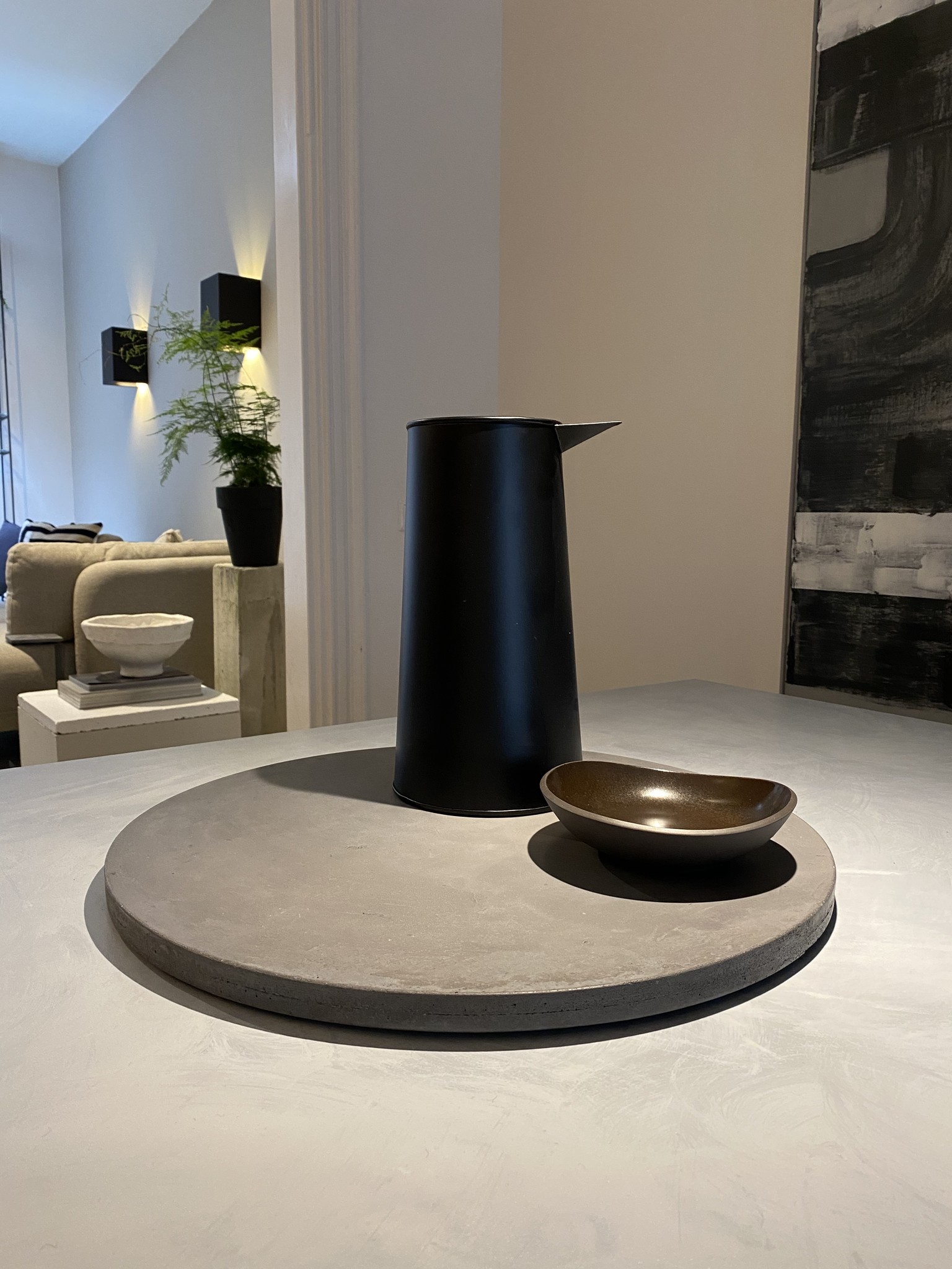 Vaas Noossund Beton Grijs Ø60 cm - Afbeelding 2