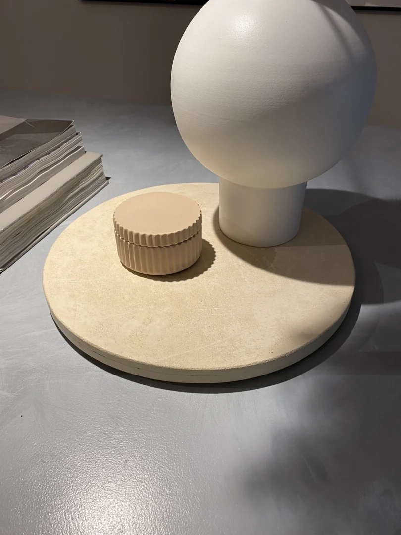 Vaas Daldona Beton Zand Ø45 cm - Afbeelding 2