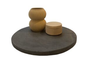 Vaas Faultond Beton Grijs Ø45 cm