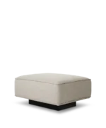 Bank Leintello Utopia in lichtbeige, modulaire sofa module met zachte schuimvulling en rustige uitstraling