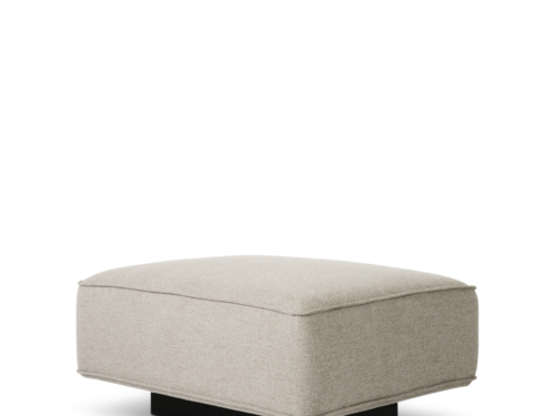 Bank Leintello Utopia in lichtbeige, modulaire sofa module met zachte schuimvulling en rustige uitstraling