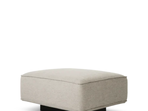 Bank Leintello Utopia in lichtbeige, modulaire sofa module met zachte schuimvulling en rustige uitstraling