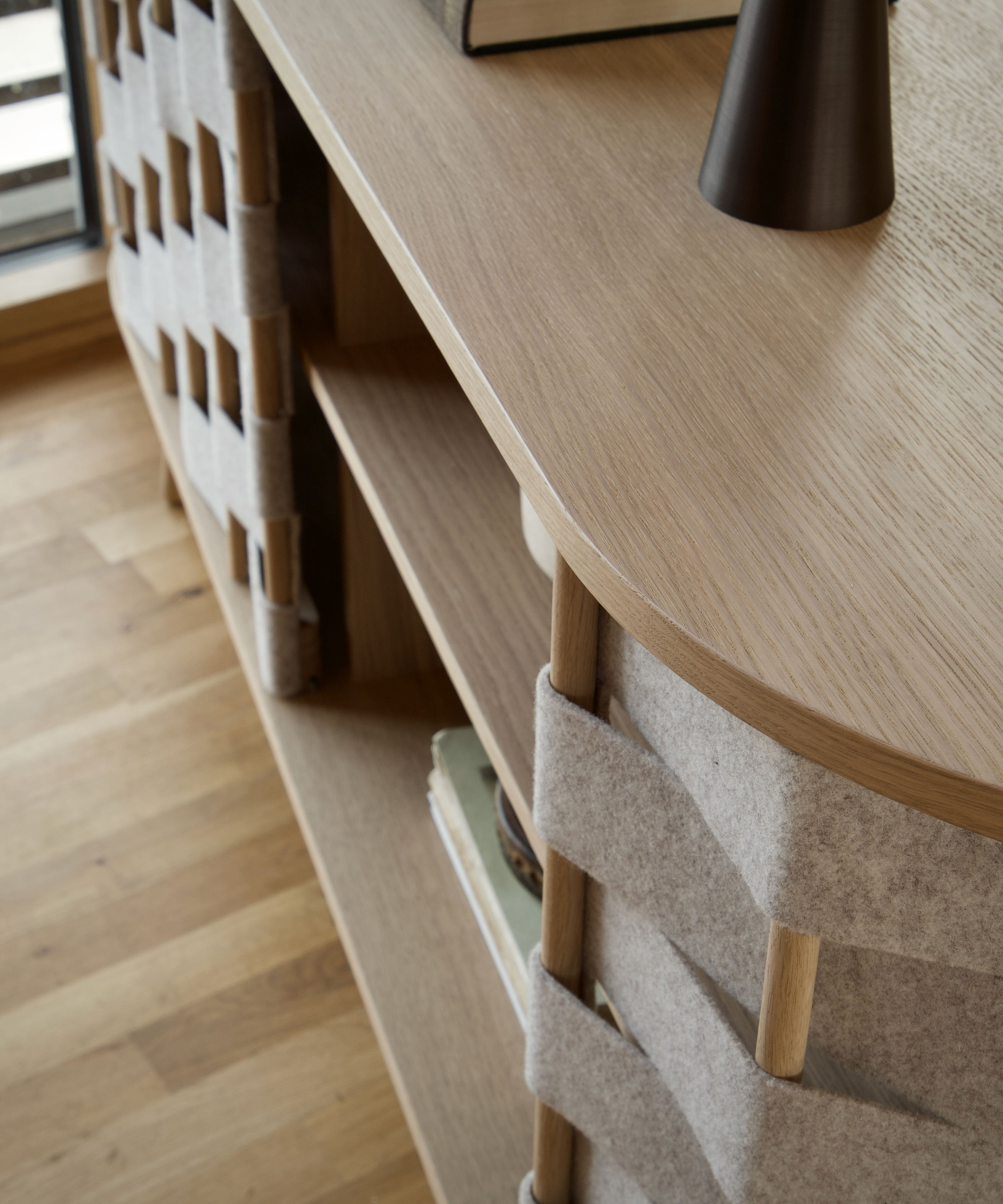 Dressoir Nurrea Naturel 160 cm - Afbeelding 3