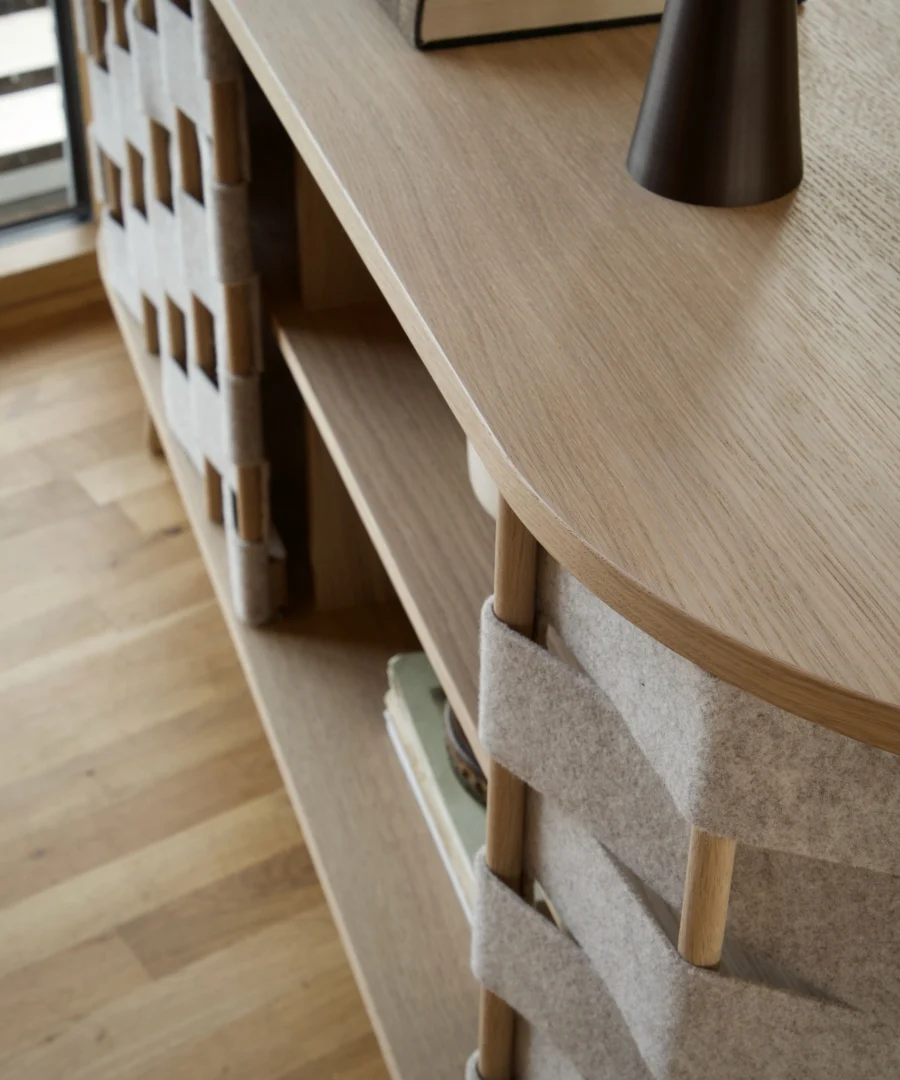 Dressoir Nurrea Naturel 160 cm - Afbeelding 3
