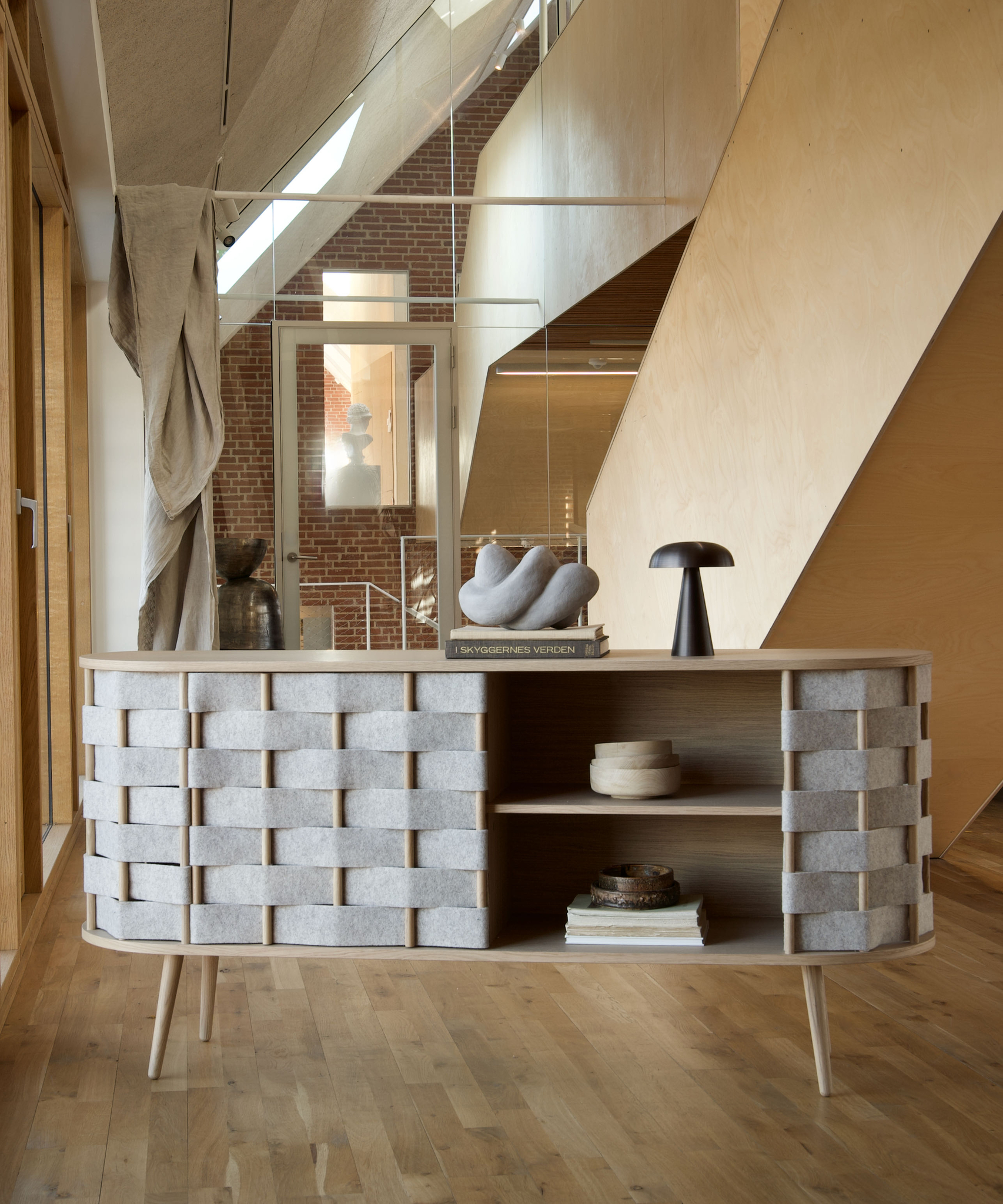Dressoir Nurrea Naturel 160 cm - Afbeelding 5