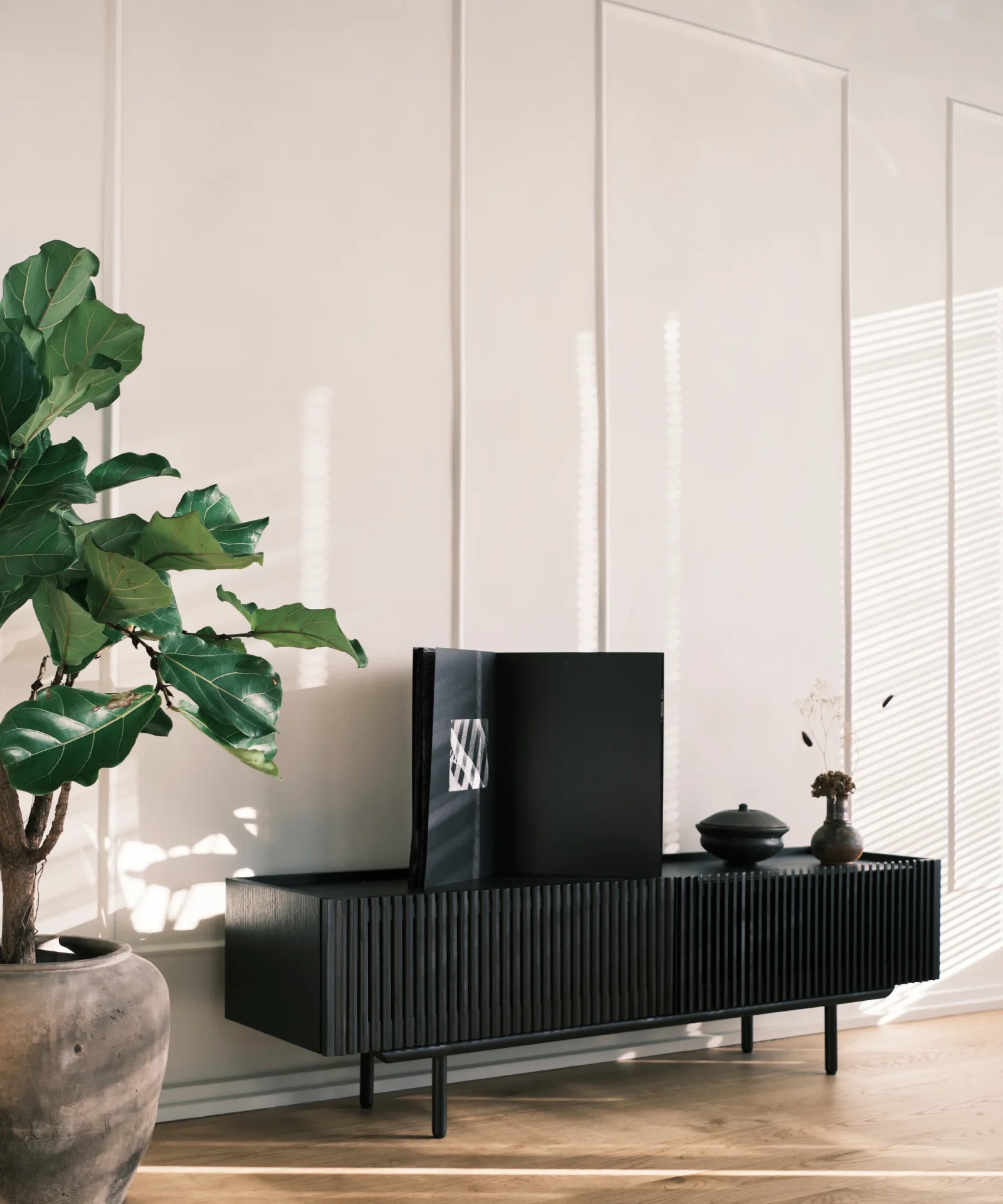TV-meubel Filtor Zwart - Afbeelding 3