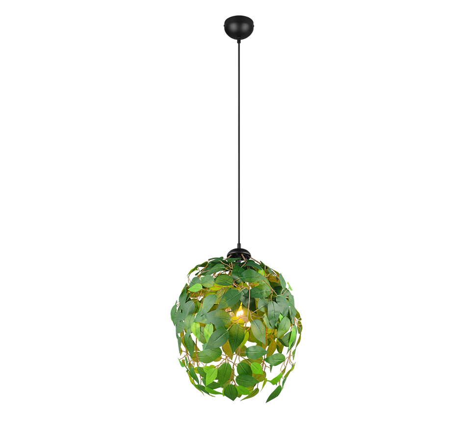 Hanglamp Roolvero Mat Zwart Ø38 cm