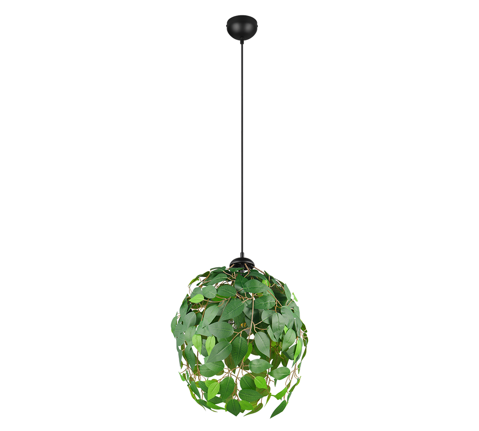 Hanglamp Roolvero Mat Zwart Ø38 cm - Afbeelding 4