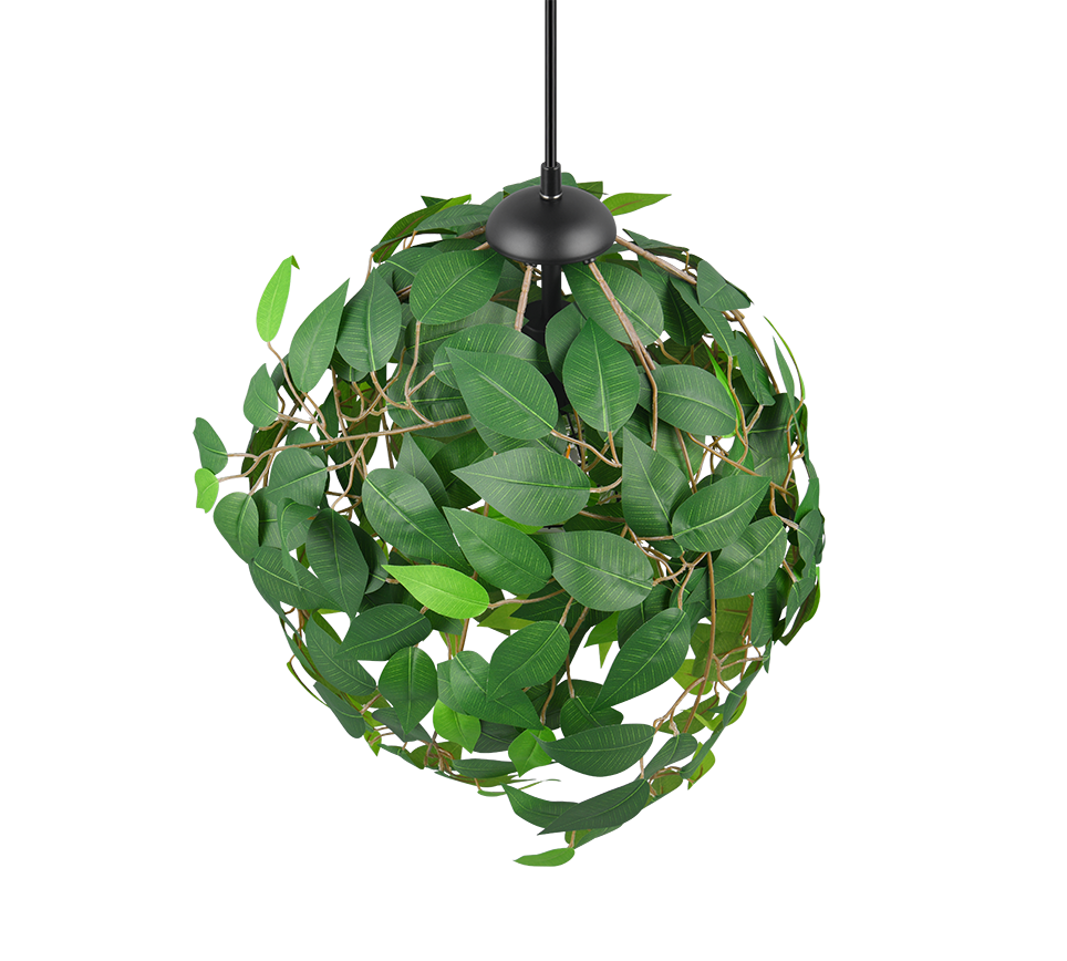 Hanglamp Roolvero Mat Zwart Ø38 cm - Afbeelding 5