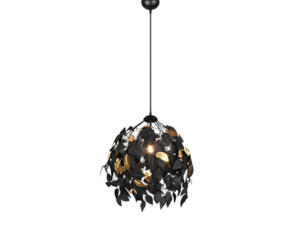 Kroonluchter Proollil Mat Zwart Ø38 cm