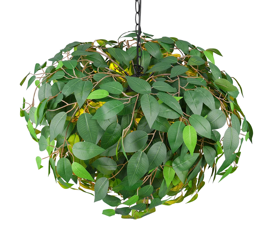 Hanglamp Gonsine Mat Zwart Ø70 cm - Afbeelding 2