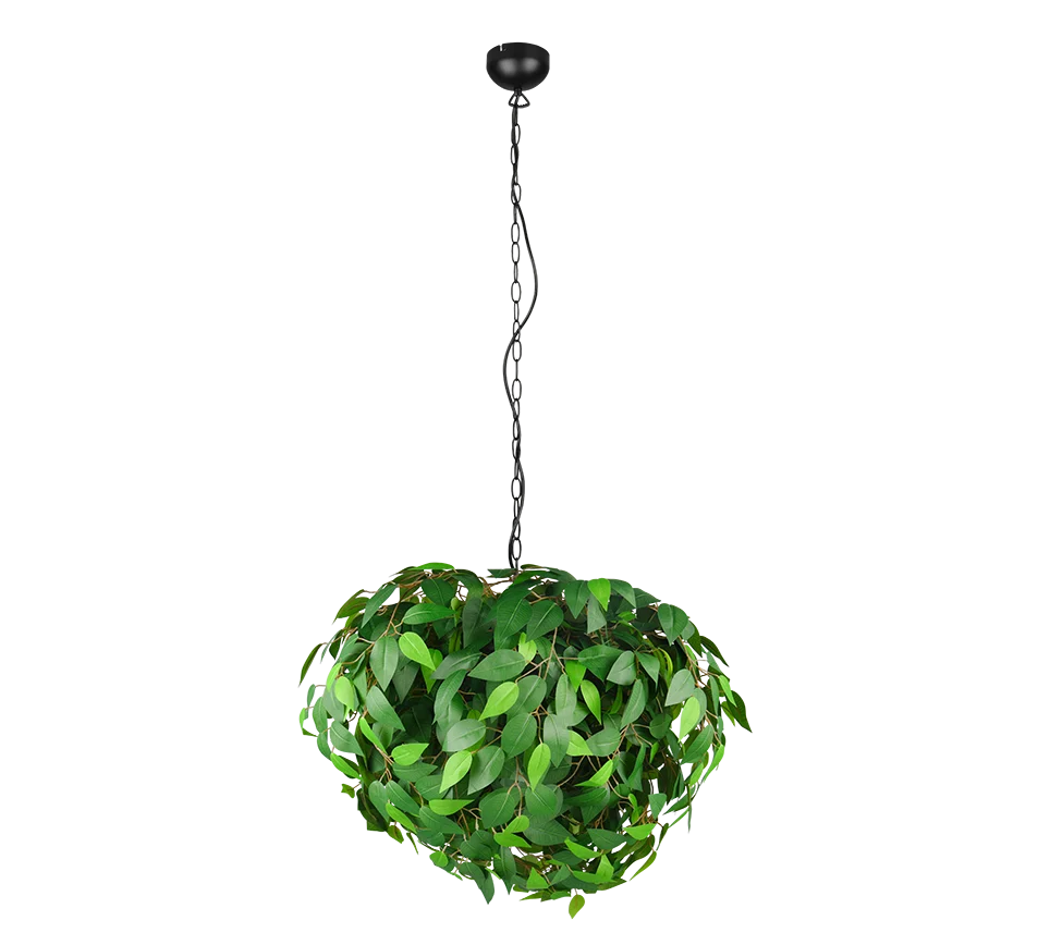 Hanglamp Gonsine Mat Zwart Ø70 cm - Afbeelding 4