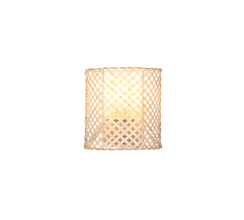 Wandlamp Bannen Beige Ø10,5 cm - Afbeelding 3