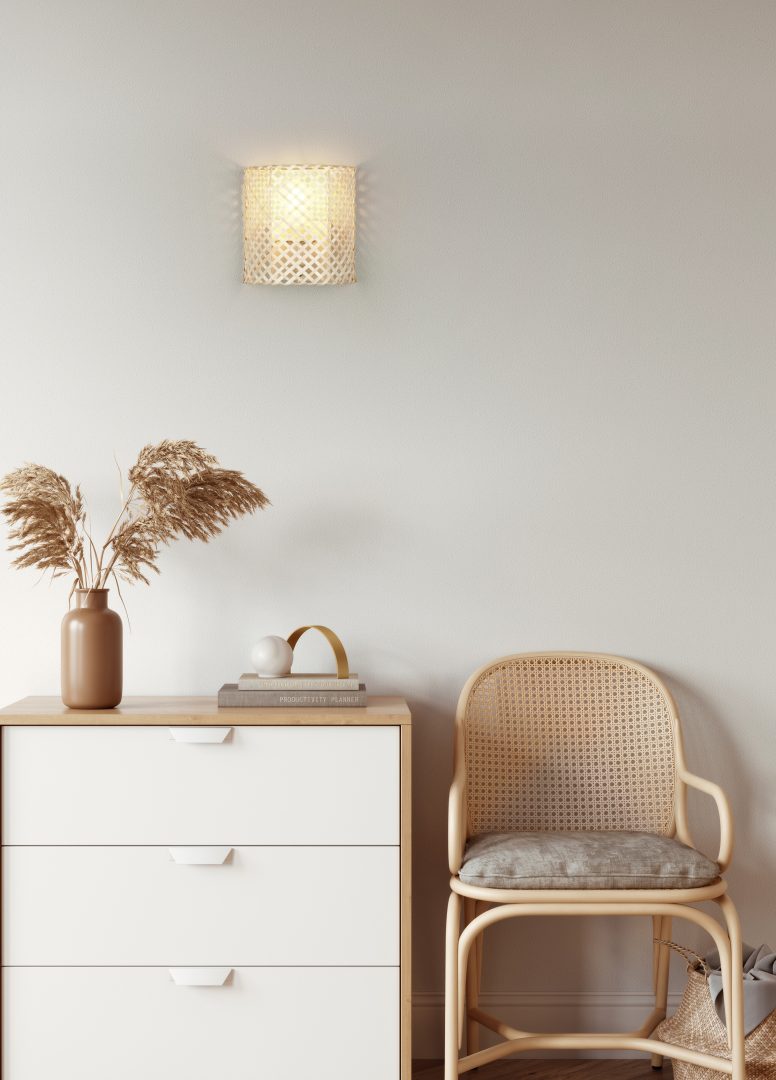 Wandlamp Bannen Beige Ø10,5 cm - Afbeelding 6
