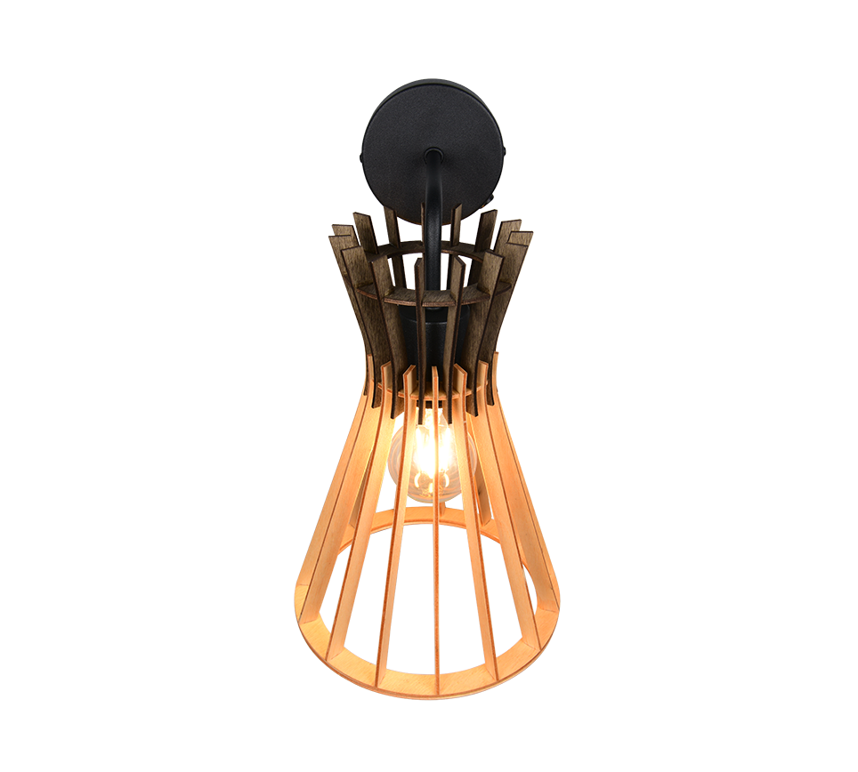 Wandlamp Nornar Mat Zwart - Afbeelding 5
