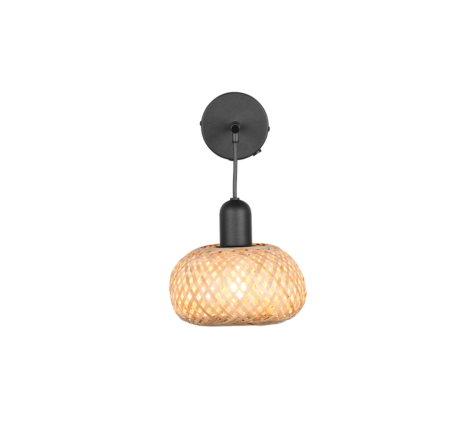 Wandlamp Trielvio Mat Zwart Ø18 cm - Afbeelding 3