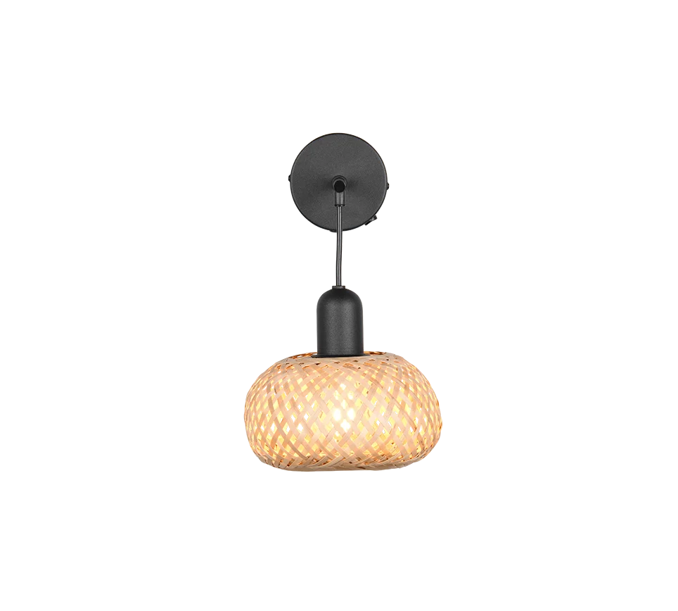 Wandlamp Trielvio Mat Zwart Ø18 cm - Afbeelding 3