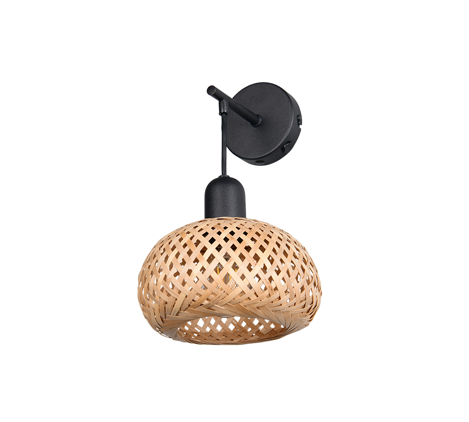 Wandlamp Trielvio Mat Zwart Ø18 cm - Afbeelding 5