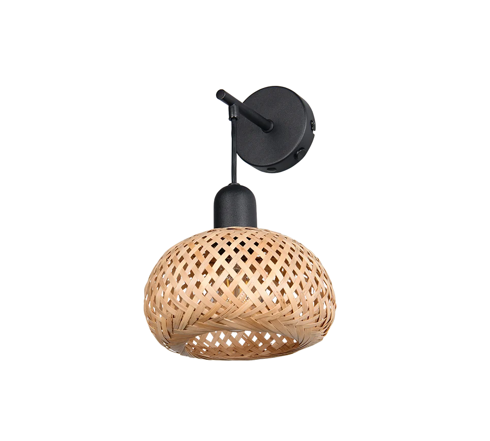 Wandlamp Trielvio Mat Zwart Ø18 cm - Afbeelding 5