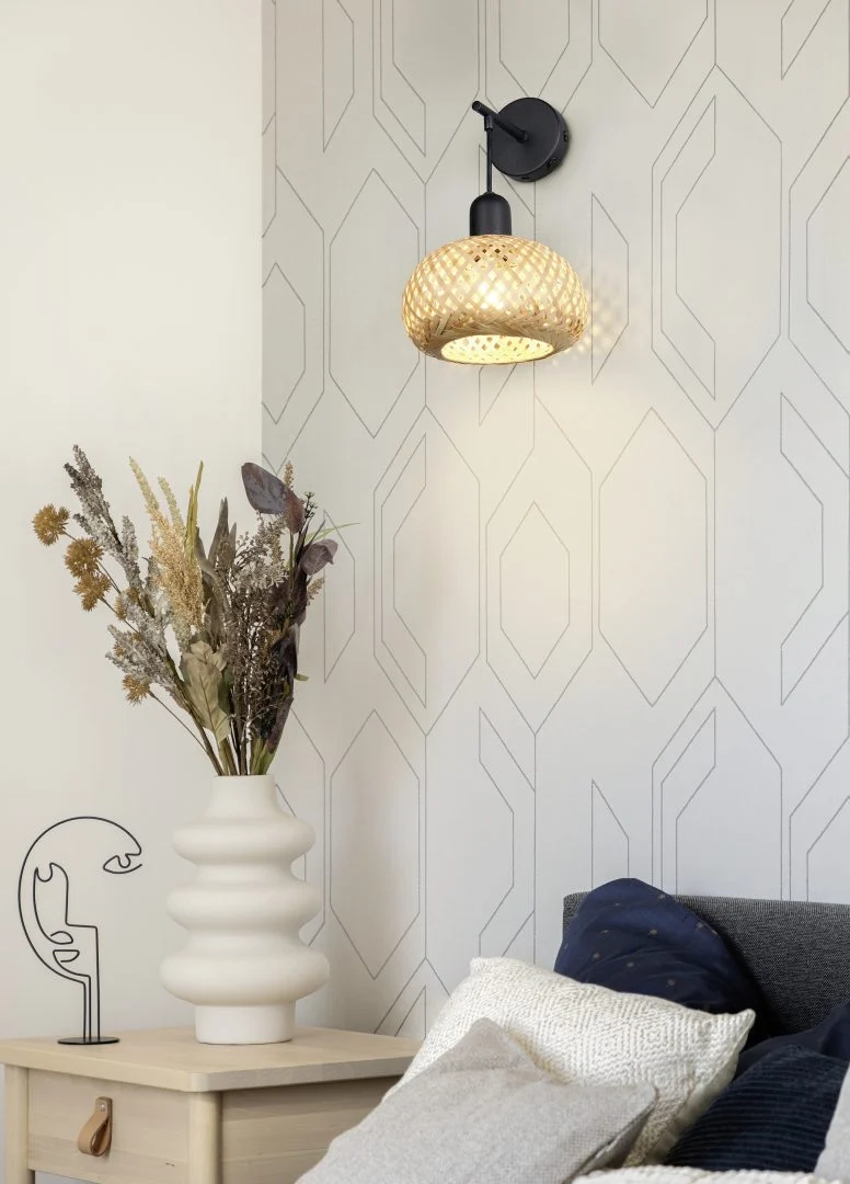 Wandlamp Trielvio Mat Zwart Ø18 cm - Afbeelding 6