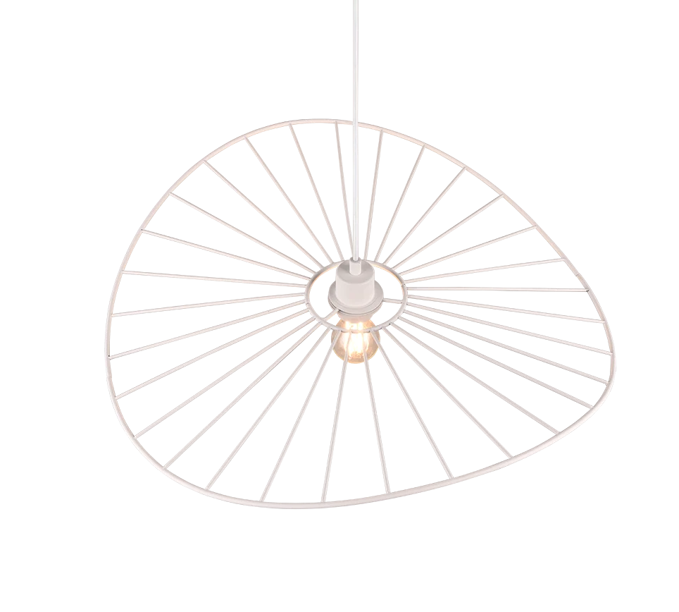 Hanglamp Tovin Mat Wit Ø60 cm - Afbeelding 2