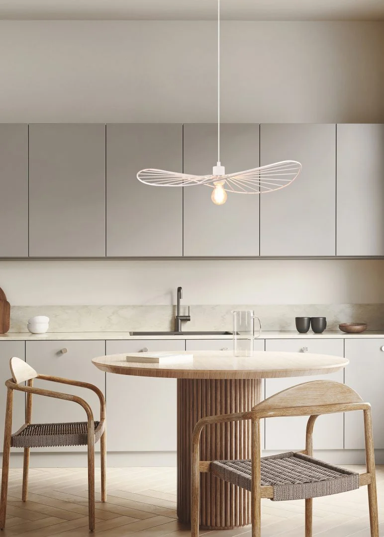 Hanglamp Tovin Mat Wit Ø60 cm - Afbeelding 6