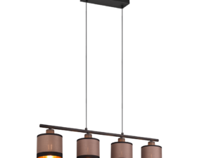 Hanglamp Caltero Mat Zwart Ø12 cm