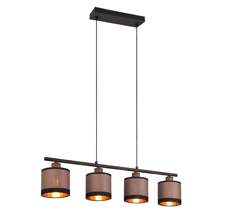 Hanglamp Caltero Mat Zwart Ø12 cm