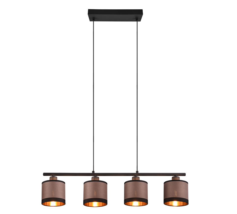 Hanglamp Caltero Mat Zwart Ø12 cm - Afbeelding 2