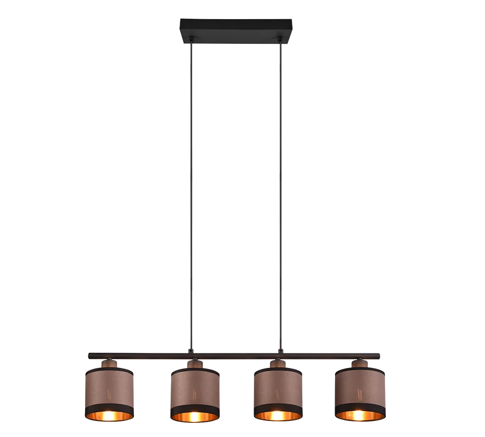 Hanglamp Caltero Mat Zwart Ø12 cm - Afbeelding 2