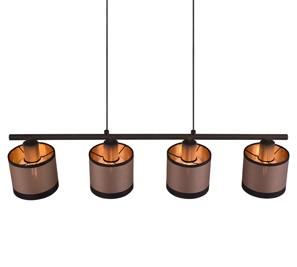 Hanglamp Caltero Mat Zwart Ø12 cm - Afbeelding 3