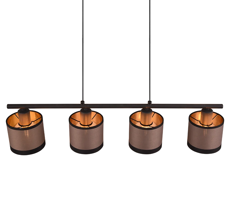 Hanglamp Caltero Mat Zwart Ø12 cm - Afbeelding 3