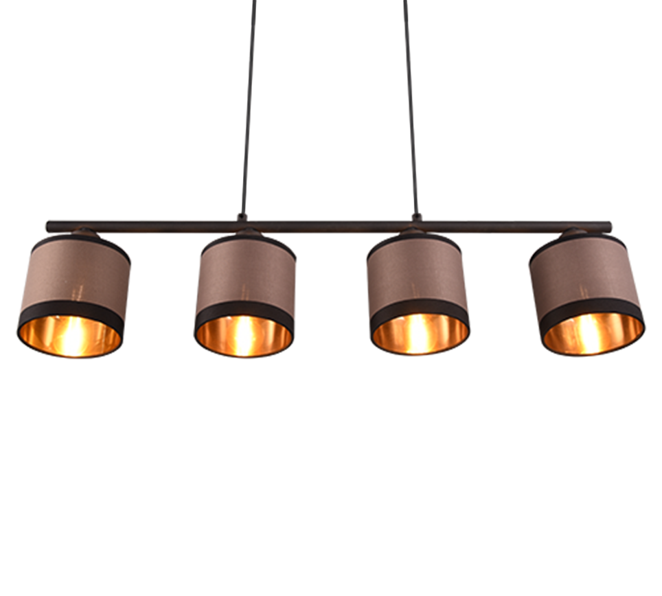 Hanglamp Caltero Mat Zwart Ø12 cm - Afbeelding 4