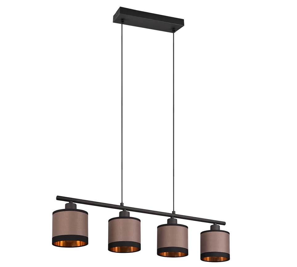 Hanglamp Caltero Mat Zwart Ø12 cm - Afbeelding 5
