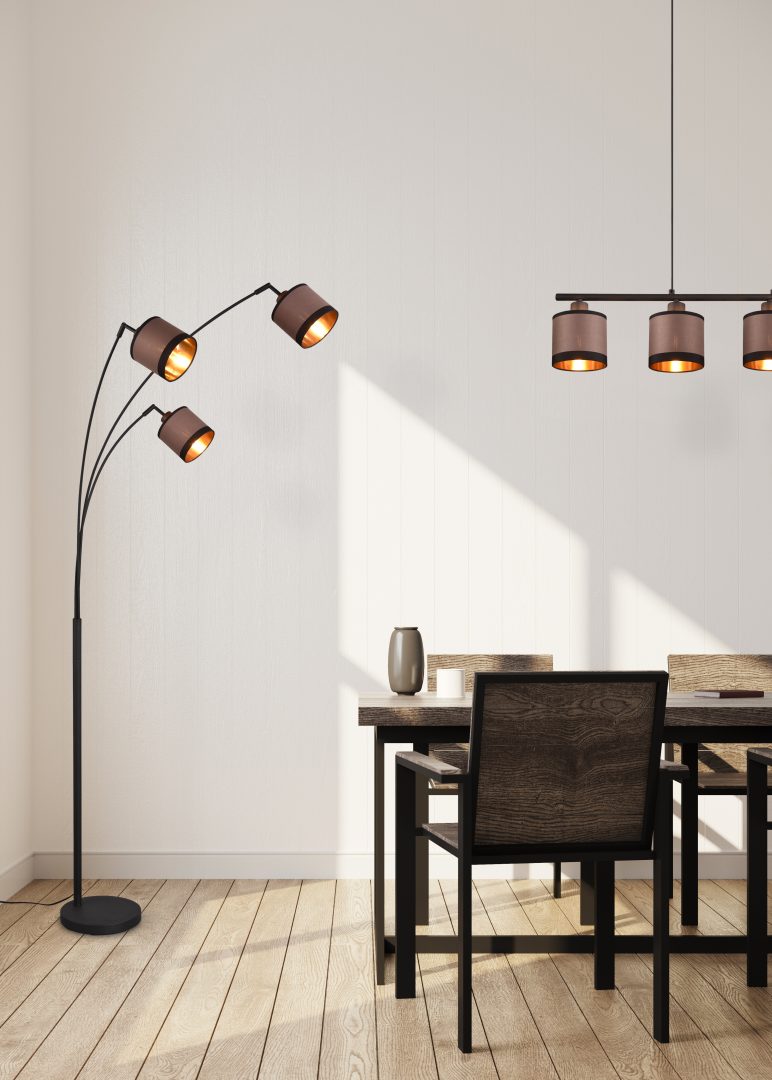 Hanglamp Caltero Mat Zwart Ø12 cm - Afbeelding 6