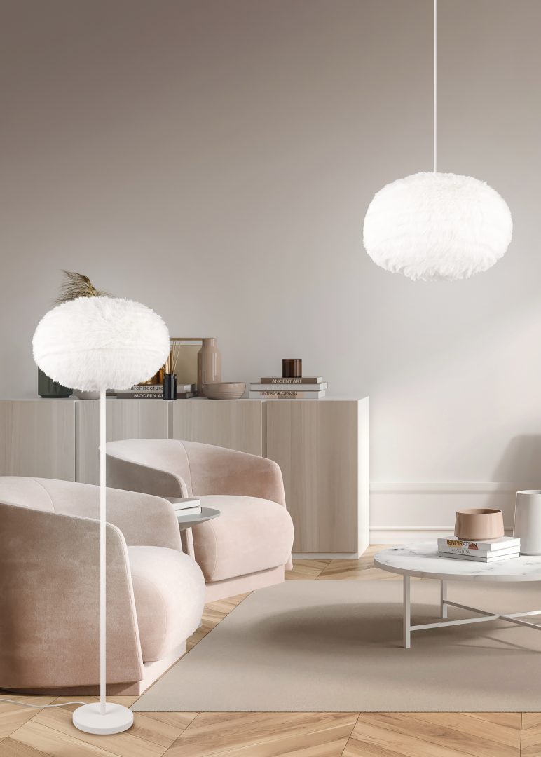 Hanglamp Boulogne Wit Ø50 cm - Afbeelding 6
