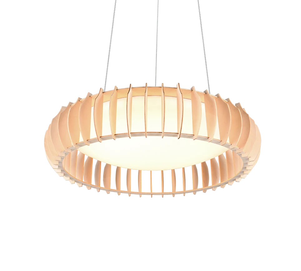 Hanglamp Slaaske Wit Ø60 cm - Afbeelding 2
