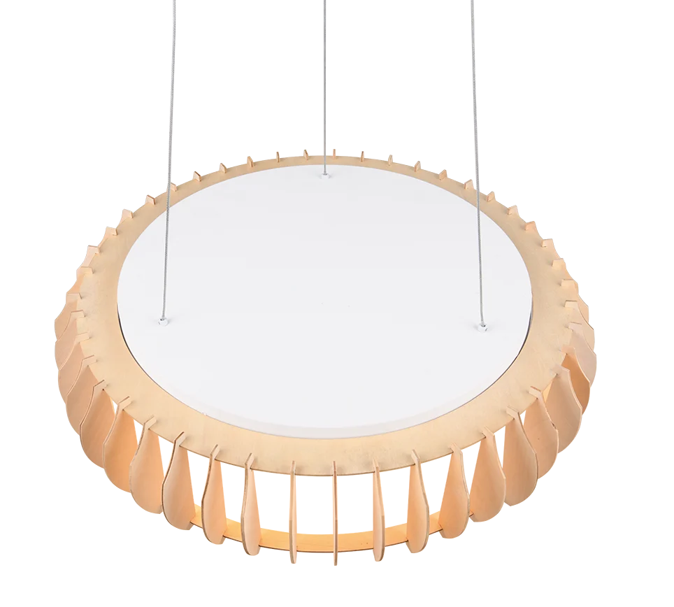 Hanglamp Slaaske Wit Ø60 cm - Afbeelding 3