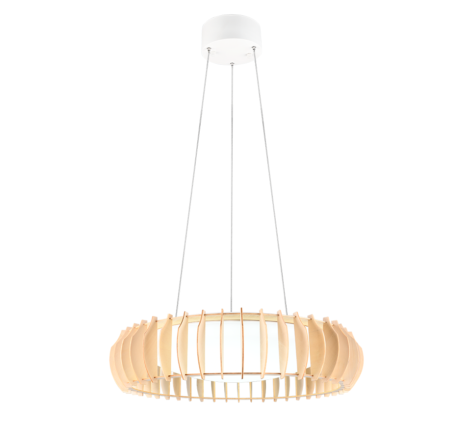 Hanglamp Slaaske Wit Ø60 cm - Afbeelding 4